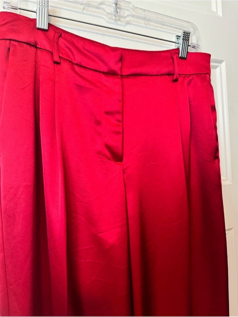 House of Harlow 1960 Crimson Red Wide-Leg Pants